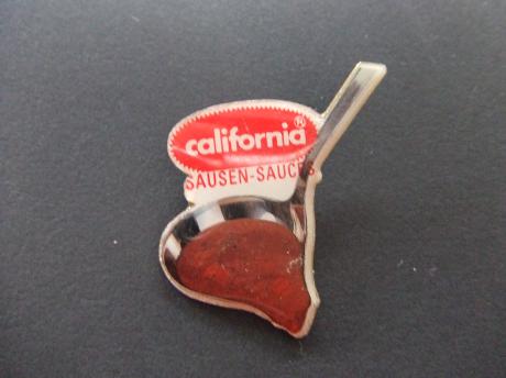 California saus over het vlees eten koken